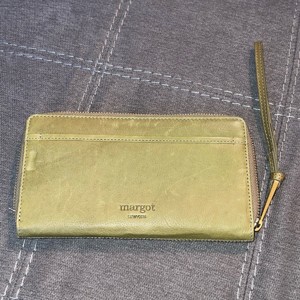 leather margot new york wallet card holder